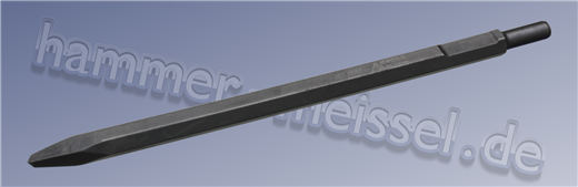 Meißel für Elektrikhammer Aufnahme: Rund Ø 10,8 mm x 31 mm / Arbeitsende: Sechskant 14 mm:  Ø 14  mm